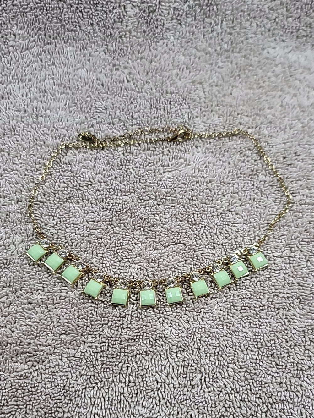 Etc! Mint colored statement necklace